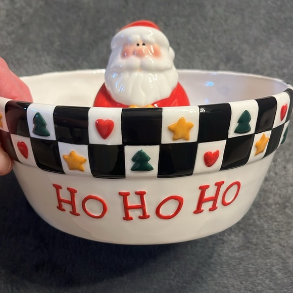 Vintage Santa Claus Ceramic Bowl - Picture 8 of 12